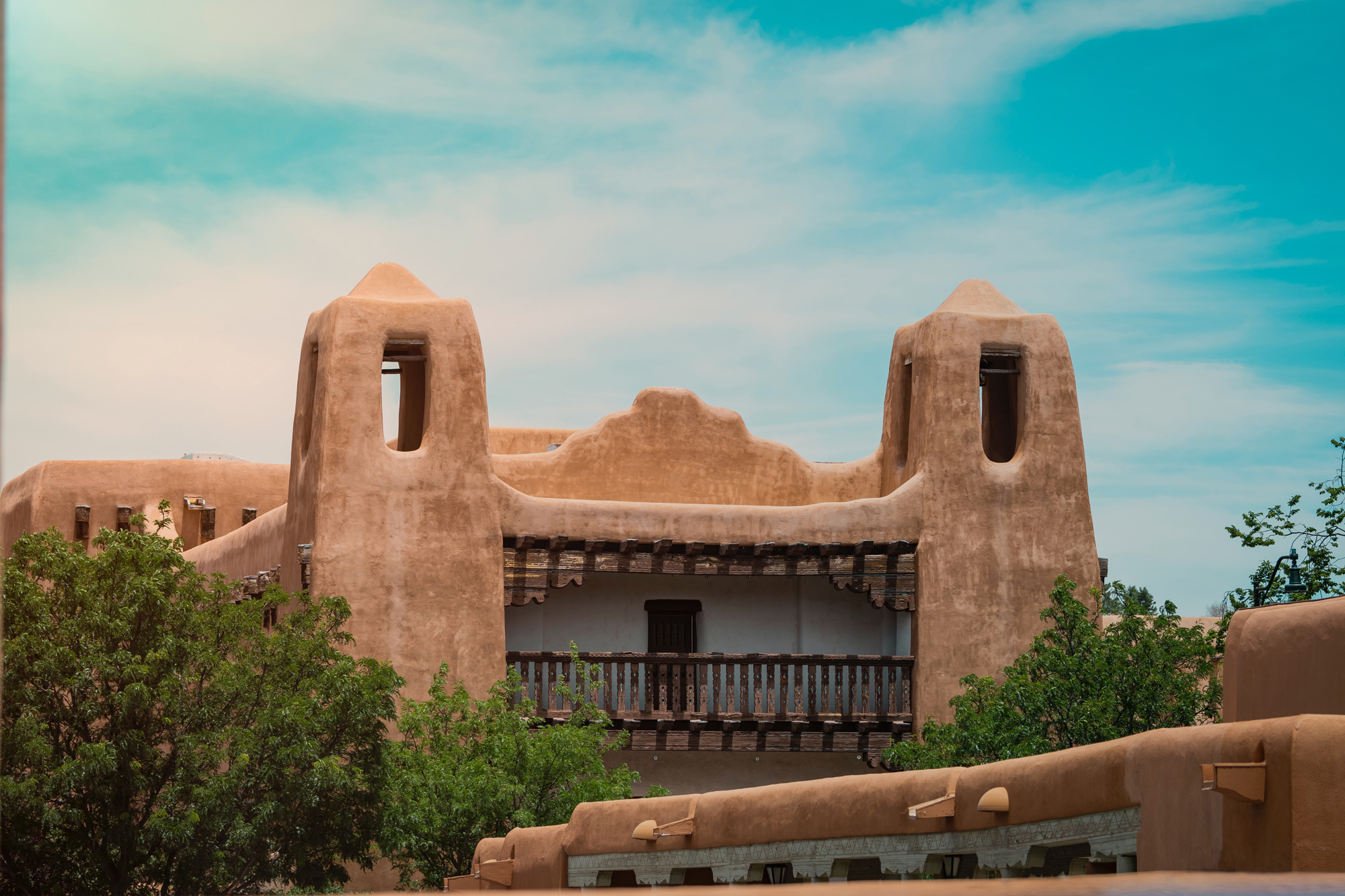 Adobe architecture, Santa Fe, New Mexico